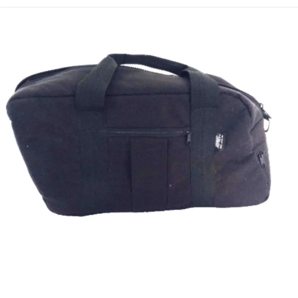 Hopnel Saddlebag Travel Bag Motorcycle Black Water Resistant Touring 16x6